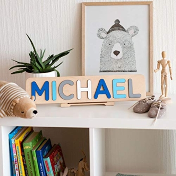 Personalized Wooden Name Puzzles for Kids - Unique Gift