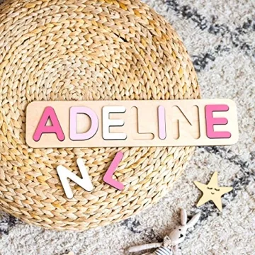 Personalized Wooden Name Puzzles for Kids - Unique Gift