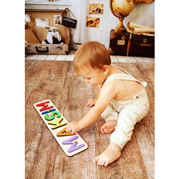 Personalized Wooden Name Puzzles for Kids - Unique Gift