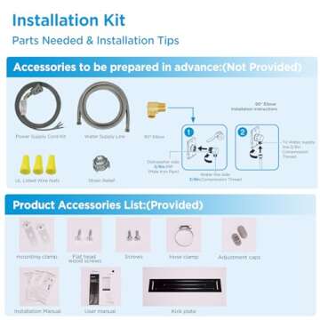 Midea MDF18A1AST Built-in Dishwasher with 8 Place Settings, 6 Washing Programs, Stainless Steel Tub, Heated Dry, Energy Star