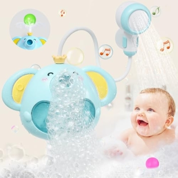 Bath Toys,Singing Bath Bubble Maker for Baby Toddler,Automatic Bubbles Maker for Bathtub, Bubble Bat...
