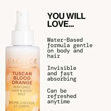 Pacifica Tuscan Blood Orange Hair & Body Mist - Vegan & Clean