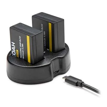 Panasonic LUMIX G85 Mirrorless Camera with 12-60mm Lens Bundle with Battery and Dual Charger, Condenser Microphone, 64GB SD Card, Backpack, Tripod, 2-Piece Lens Set and LED Video Light (8 Items)