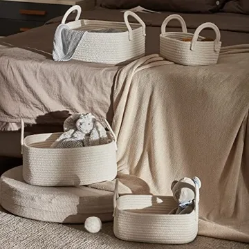Stylish Woven Storage Baskets Set of 4 for Every Room