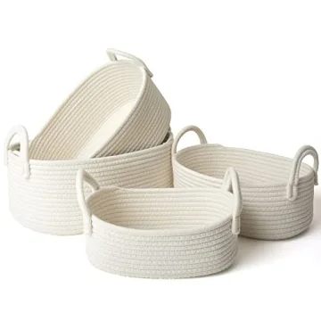 Stylish Woven Storage Baskets Set of 4 for Every Room