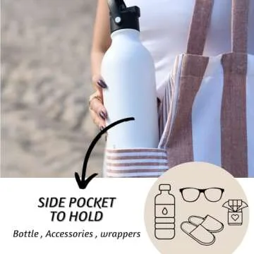 Folkulture Large Beach Bags: Stylish Tote & Vacation Essential