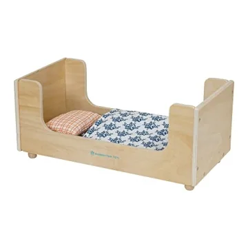 Charming Wooden Doll Bed with Adorable Accessories for Kids