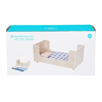 Charming Wooden Doll Bed with Adorable Accessories for Kids