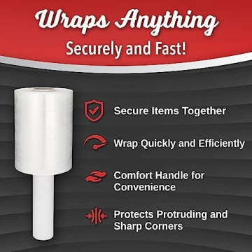 Heavy Duty Mini Stretch Wrap for Moving & Packing