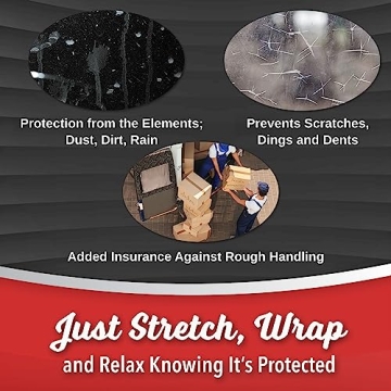 Heavy Duty Mini Stretch Wrap for Moving & Packing