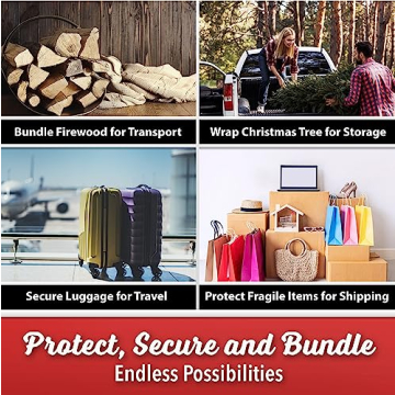 Heavy Duty Mini Stretch Wrap for Moving & Packing