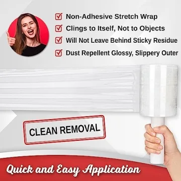 Heavy Duty Mini Stretch Wrap for Moving & Packing