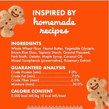 Buddy Biscuits Softies 6 oz Pouch, Soft & Chewy, Natural Peanut Butter Flavor Dog Treats, Oven Baked in The USA