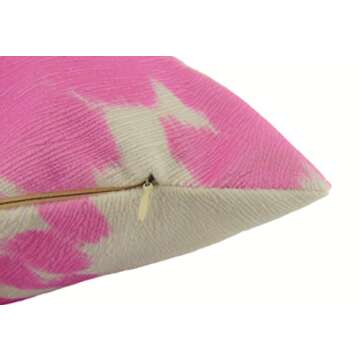 luvfabrics Pillow Cover Cow Madness Velvet Suede 18"x18" - Home Decor (Pink)