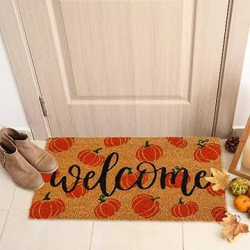AnyDesign Fall Coir Doormat for Autumn Decor