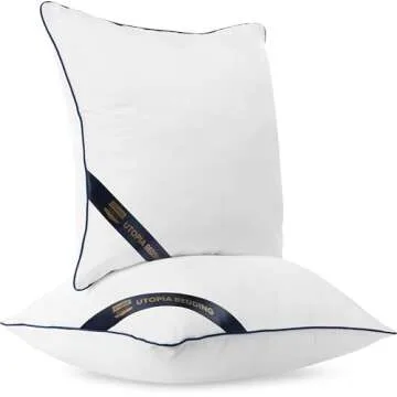 Utopia Bedding Throw Pillow Inserts (Pack of 4, White), 22 x 22 Inches Decorative Indoor Pillows for Sofa, Bed, Couch, Cushion Sham Stuffer