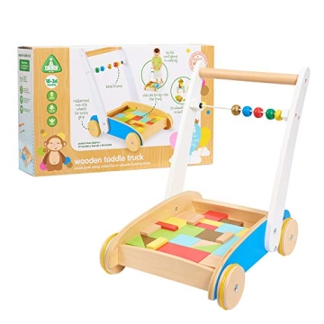 Early Learning Centre Wooden Toddle Truck - Balance, Coordination, Fun for Kids 18 Months