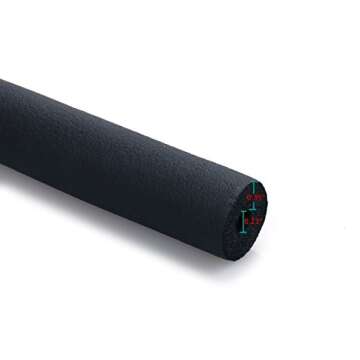 URBEST Pipe Insulation Tubing 1/4" x 3/8" Heat Preservation Insulated 6ft Length Handle Grips (6x9mm...