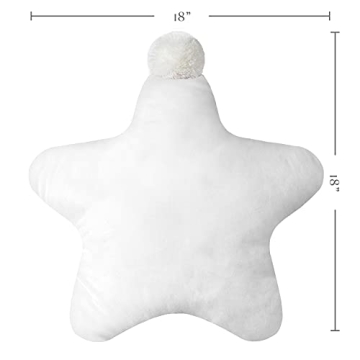 Ashler Star Throw Pillows - Unique 18" Velvet Design