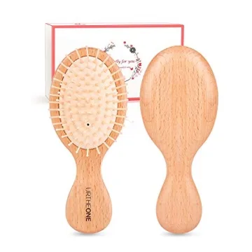 URTHEONE Mini Detangling Hair Brush - Perfect for Kids and Travel