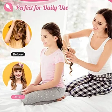 URTHEONE Mini Hair Brush for All Hair Types - Travel Friendly