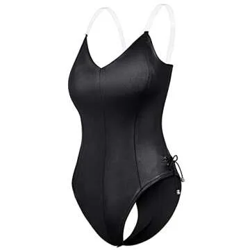 Womens Bunny Costume Girl Bodysuit Anime Role Costume Senpai Cosplay Bodysuit One Piece Stockings Set（Black S