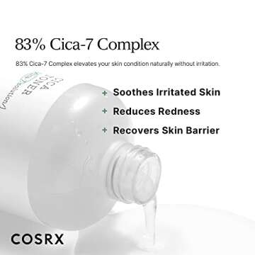COSRX Pure Fit CICA Toner, 150ml / 5.07 fl.oz | Soothing Korean Toner for Sensitive Skin | Centella Asiatica Facial Toning Water | Korean Skin Care, Not Tested on Animals, Sulfates Free, Paraben Free