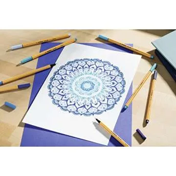 STABILO Fineliner point 88 - 50 Assorted Colors in Tin