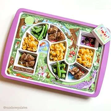 Genuine Fred Dinner Winner Enchanted Forest Kid's Tray