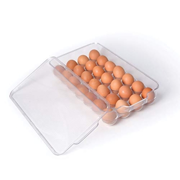 Totally Kitchen Egg Holder for Refrigerator 28 Eggs