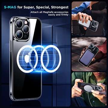 Simtect Magnetic Case for iPhone 14 Pro Max - Slim Fit & Shockproof