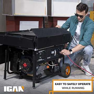 IGAN Pro-Max Generator Covers for 3500W-12000W Generators