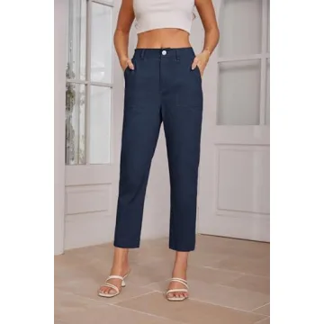 GRACE KARIN Women’s Summer Cotton Capri Pants 2024