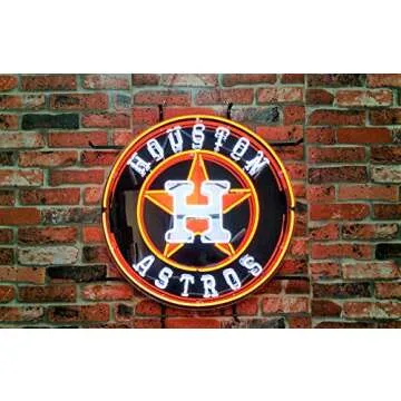 Desung 24"x24" Houston Sports Team Neon Sign Light Lamp HD Vivid Printing Tech Beer Pub Bar Handmade Man Cave HV15