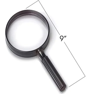 ArtCreativity Kids Giant 9 Inch Magnifying Glass for Fun Exploration