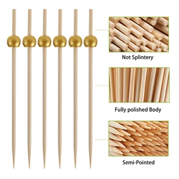 Stylish Bamboo Cocktail Skewers for Elegant Events