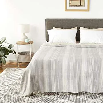 Tommy Bahama - Queen Blanket, Soft Cotton Bedding, Lightweight Home Decor for All Seasons (Sandy Shore Beige, Queen)