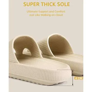 Comfortable Cloud Slides for All-Day Wear and Style