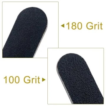 HeeYaa Nail File Set - Professional 100/180 Grit Emery Boards