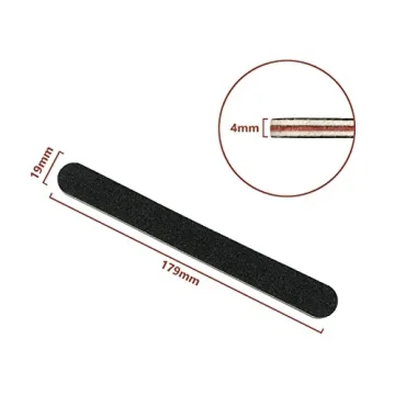 HeeYaa Nail File Set - Professional 100/180 Grit Emery Boards