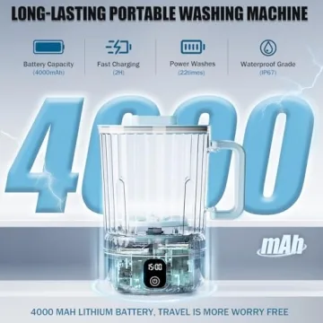 Portable Mini Washing Machine for Easy Laundry Anywhere