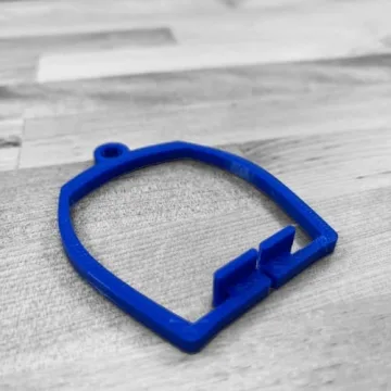 Blue Suspension Bridge for Hot Wheels Cars