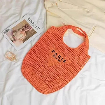 Stylish POOOPSSD Woven Bag for Summer Fun