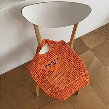 Stylish POOOPSSD Woven Bag for Summer Fun