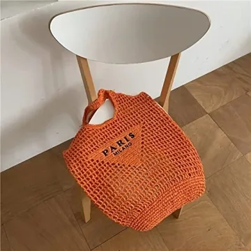 Stylish POOOPSSD Woven Bag for Summer Fun