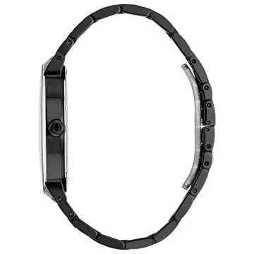 Modern Black Ion-Plated Bulova Men's Watch 98D144