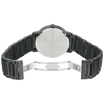 Modern Black Ion-Plated Bulova Men's Watch 98D144