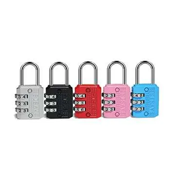 SISAV Durable and Compact 3 Digit Combination Lock
