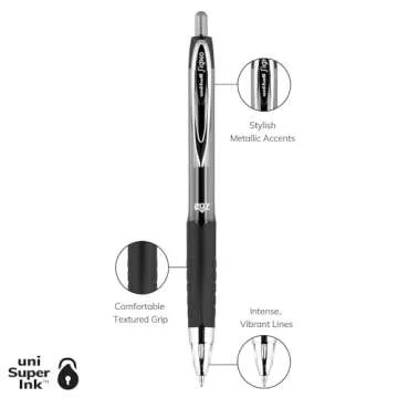 uni-ball Signo 207 Gel Pen, 0.7mm for Secure Writing