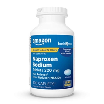 Amazon Basic Care Naproxen Sodium 220 mg - 300 Count Pain Relief